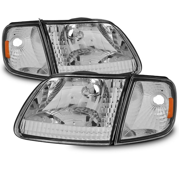 Headlights for 2001-2004 FORD F-150 LIGHTNING HERITAGE Left Right Sides Pair